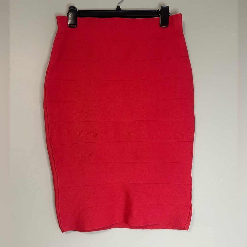 Arabella Pink Women's Pencil Skirt, Size L